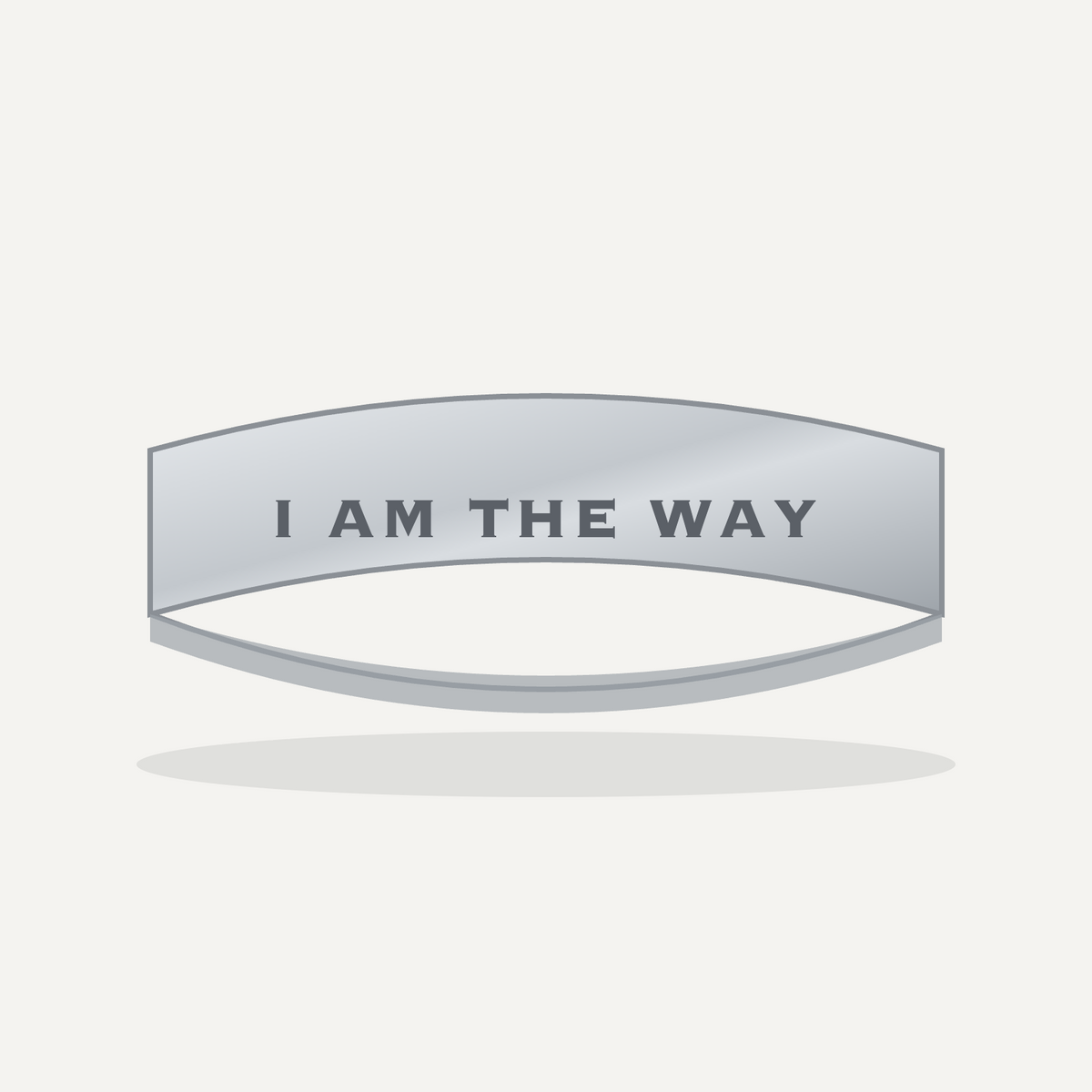 Engraved Cuff Bracelet - I AM THE WAY