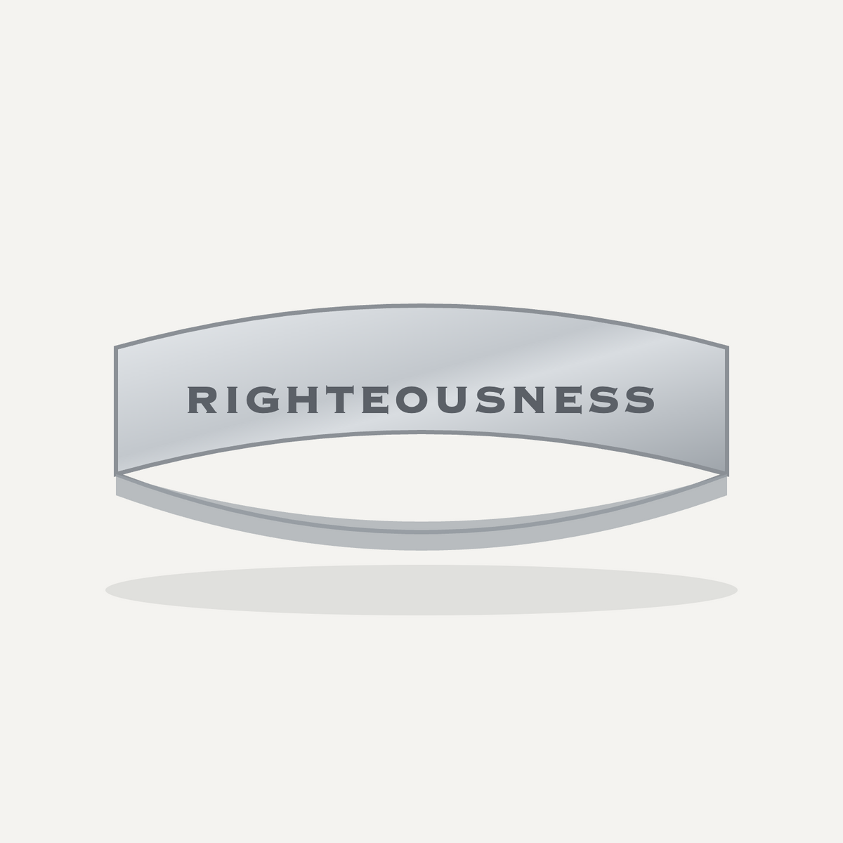 Engraved Cuff Bracelet - Righteousness