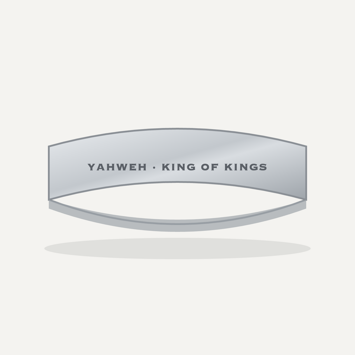Engraved Cuff Bracelet - Yahweh