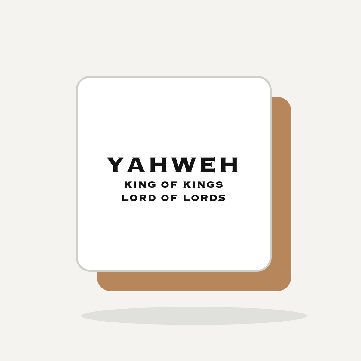 Coaster Set - Yahweh