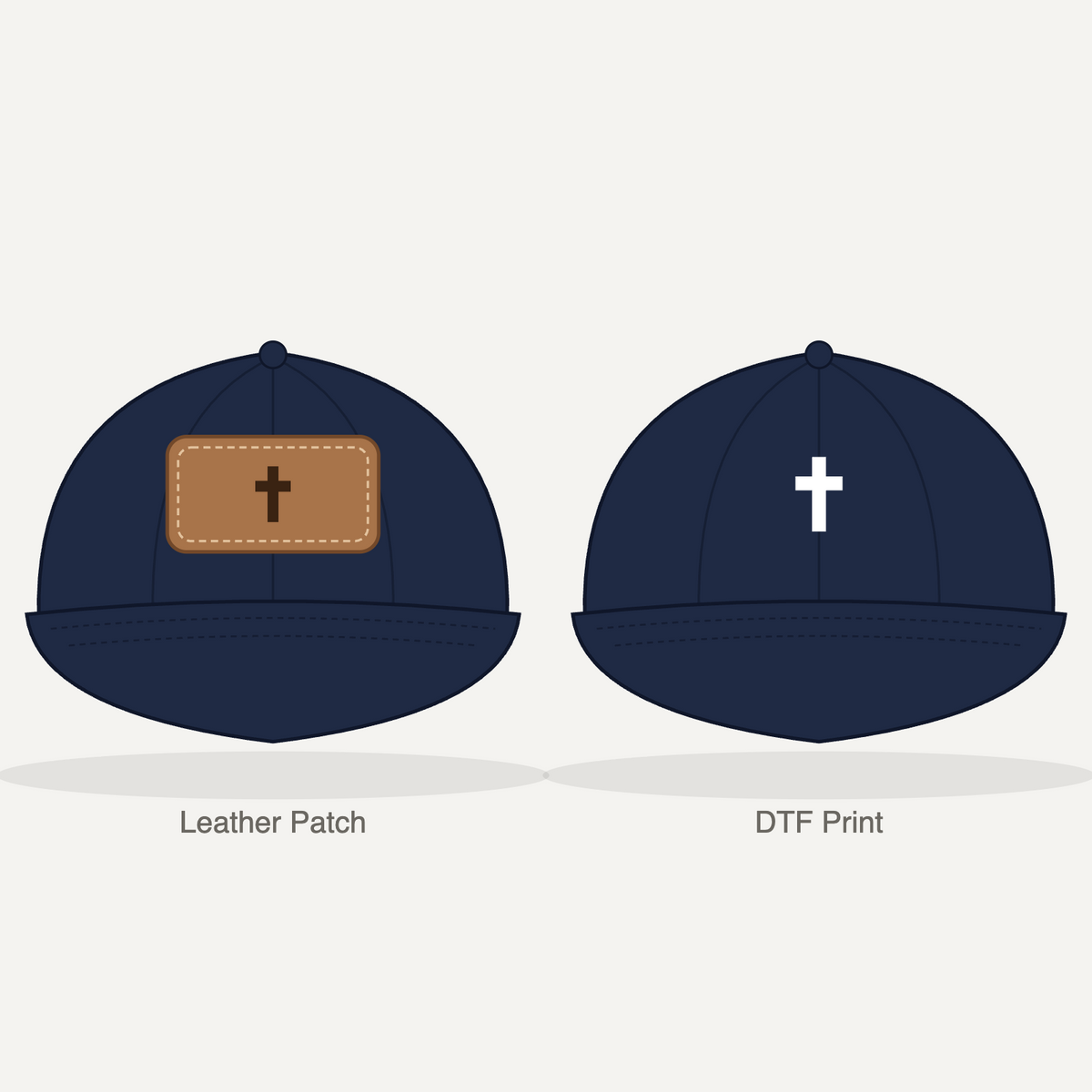 Cross Dad Hat - Navy