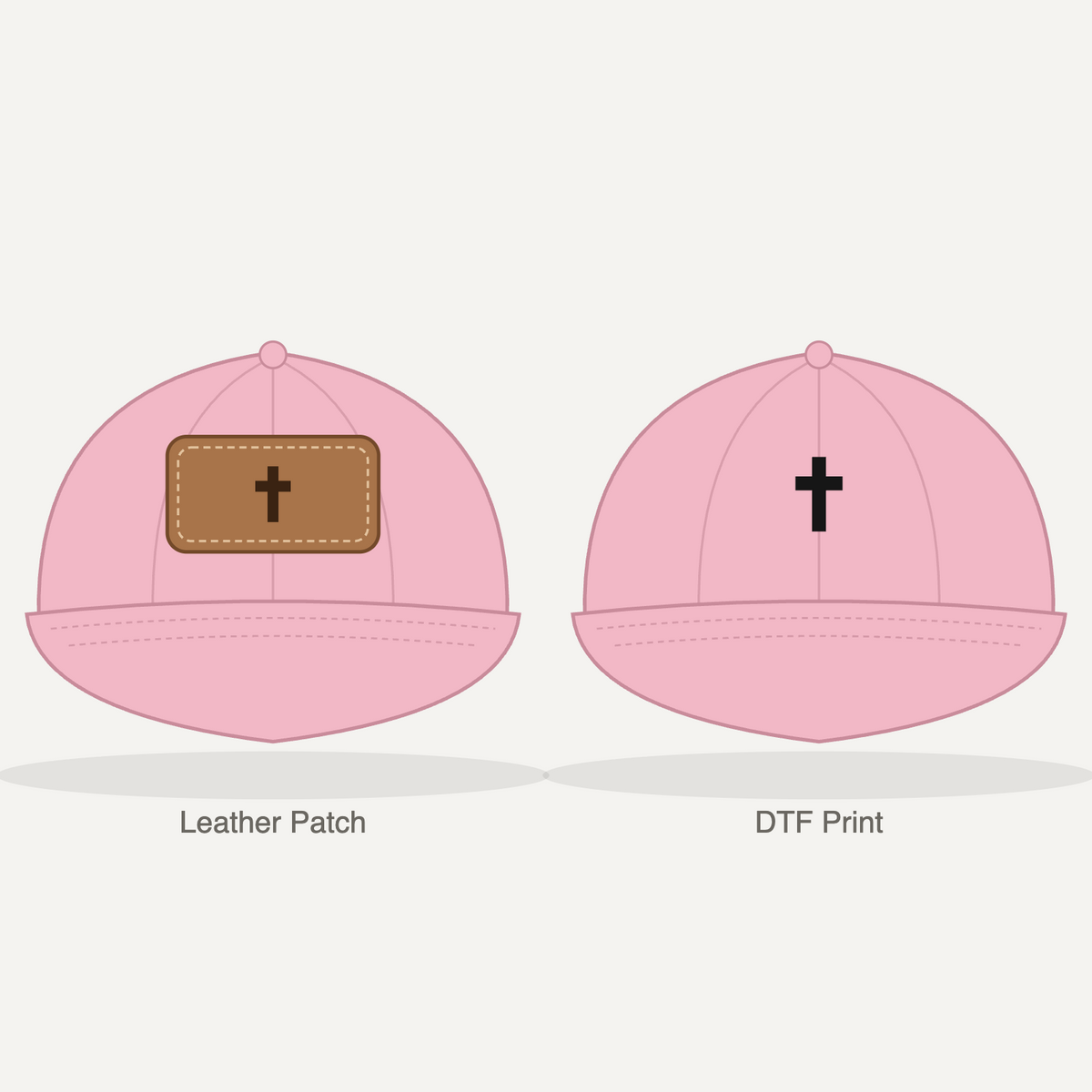 Cross Dad Hat - Pink