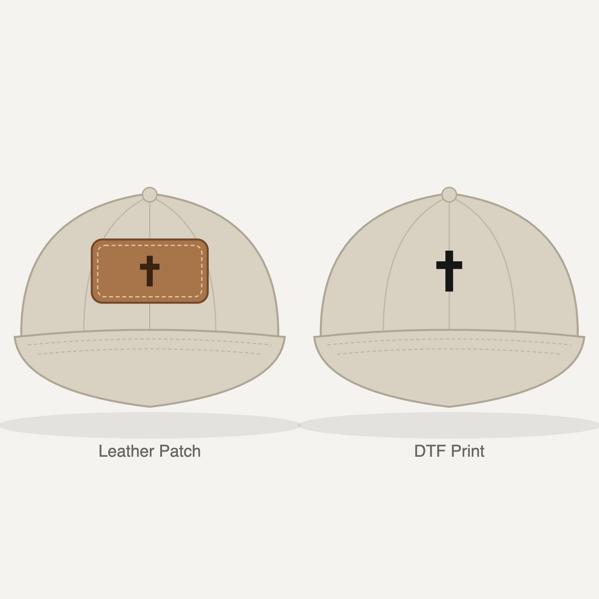 Cross Dad Hat - Stone