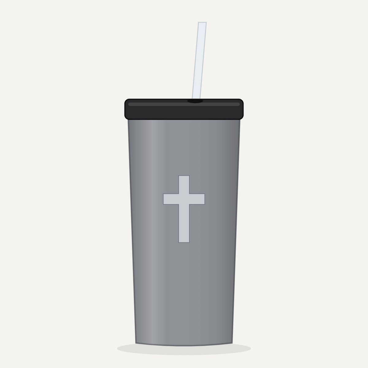 Cross 20 oz Tumbler - Gray