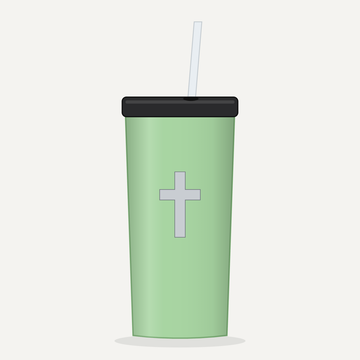 Cross 20 oz Tumbler - Light Green