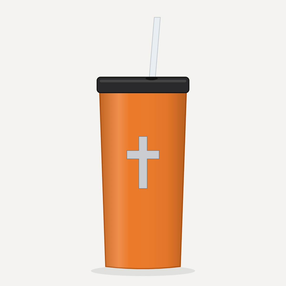 Cross 20 oz Tumbler - Orange