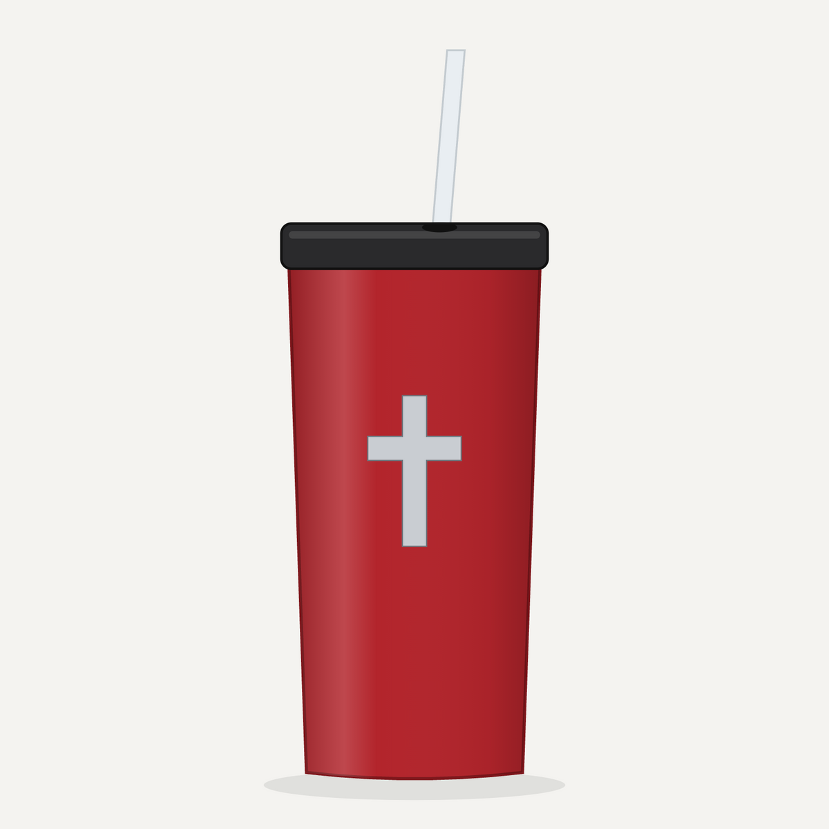 Cross 20 oz Tumbler - Red