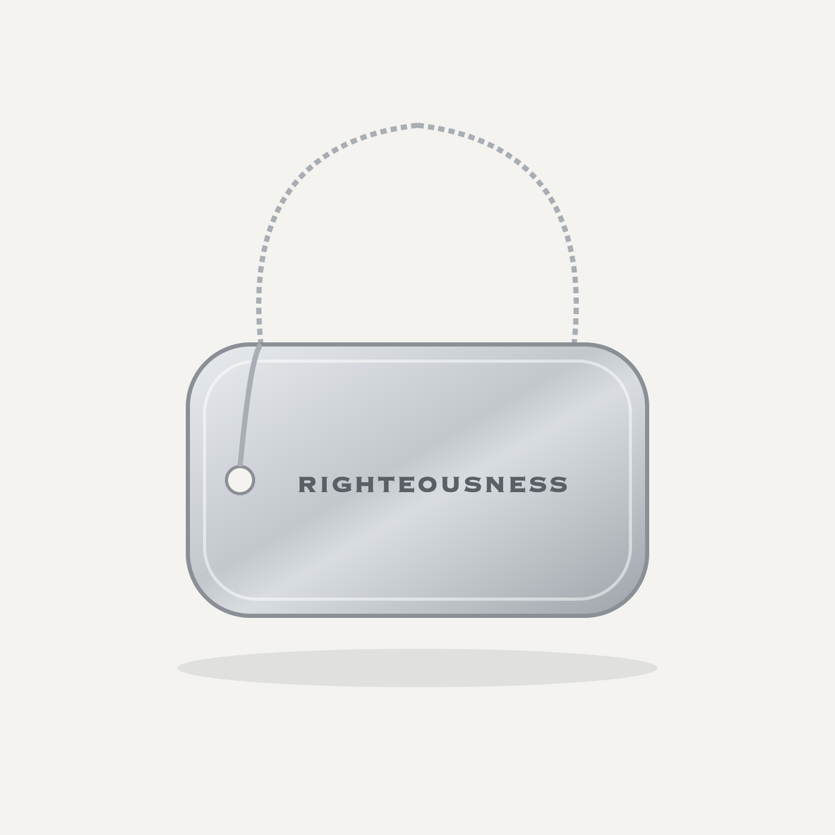 Dog Tag Necklace - Righteousness