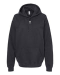 Collar Cross Hoodie - Black