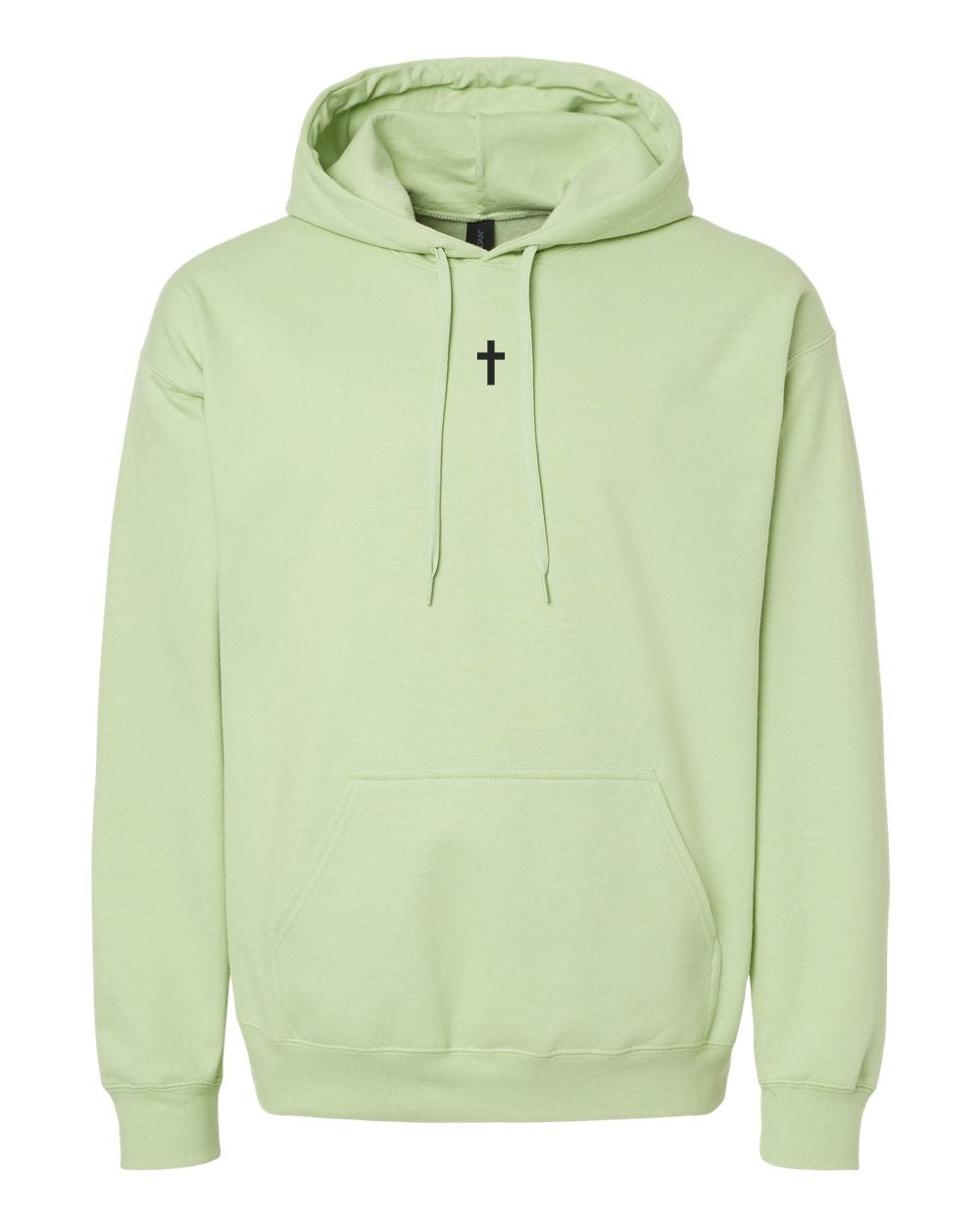 Collar Cross Hoodie - Pistachio