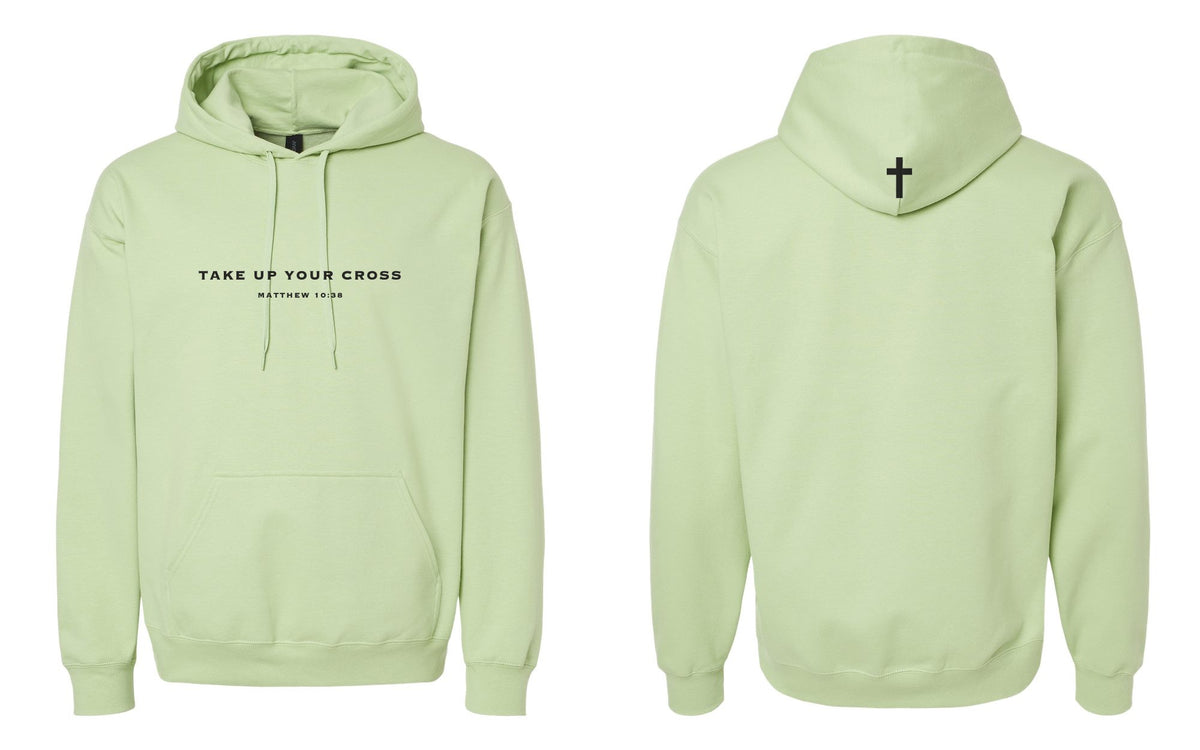 Take Up Your Cross Hoodie - Pistachio