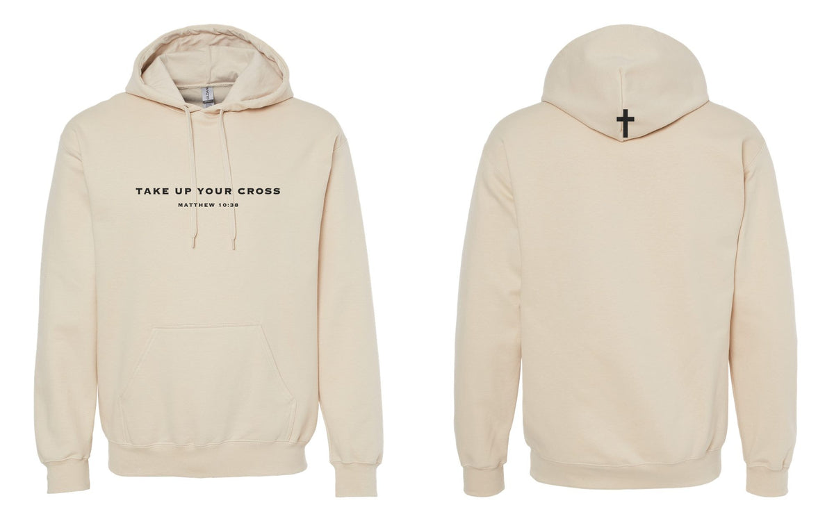 Take Up Your Cross Hoodie - Sand