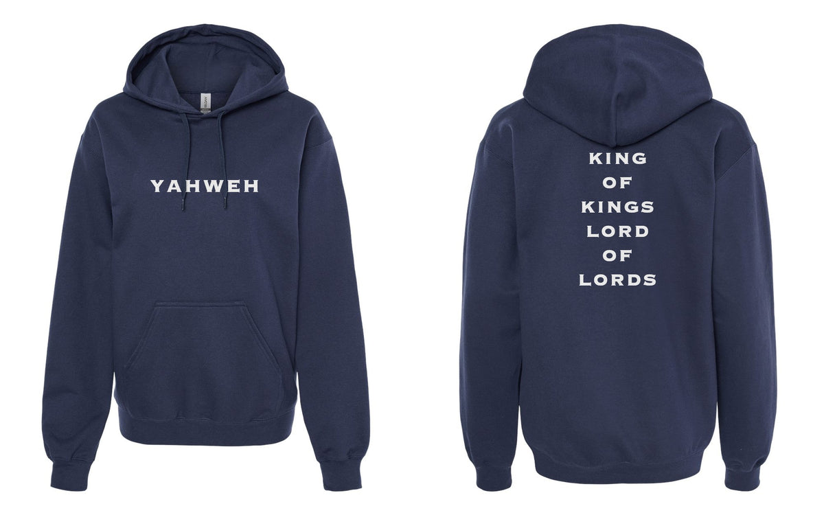 Yahweh | King of Kings Hoodie - Navy