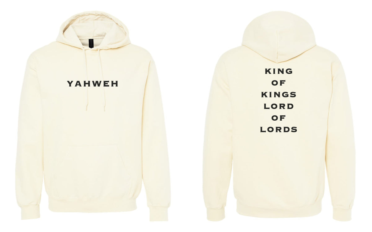 Yahweh | King of Kings Hoodie - Off White