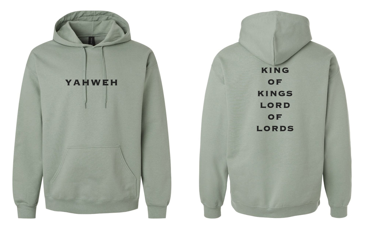 Yahweh | King of Kings Hoodie - Sage