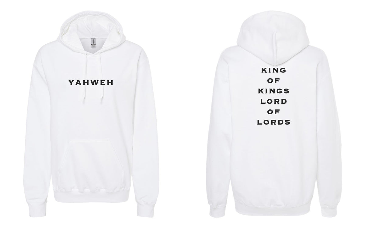 Yahweh | King of Kings Hoodie - White