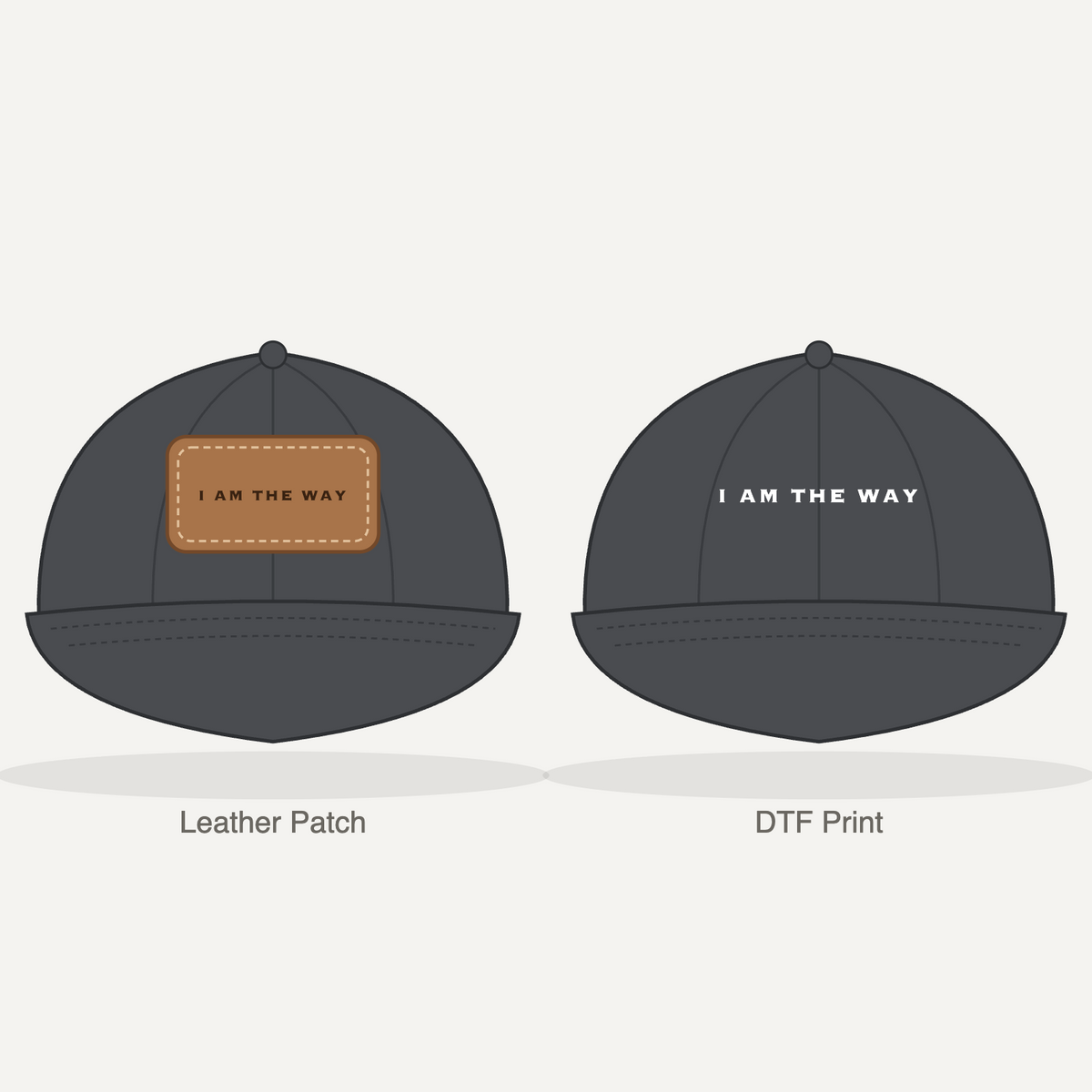I AM THE WAY Dad Hat - Dark Grey