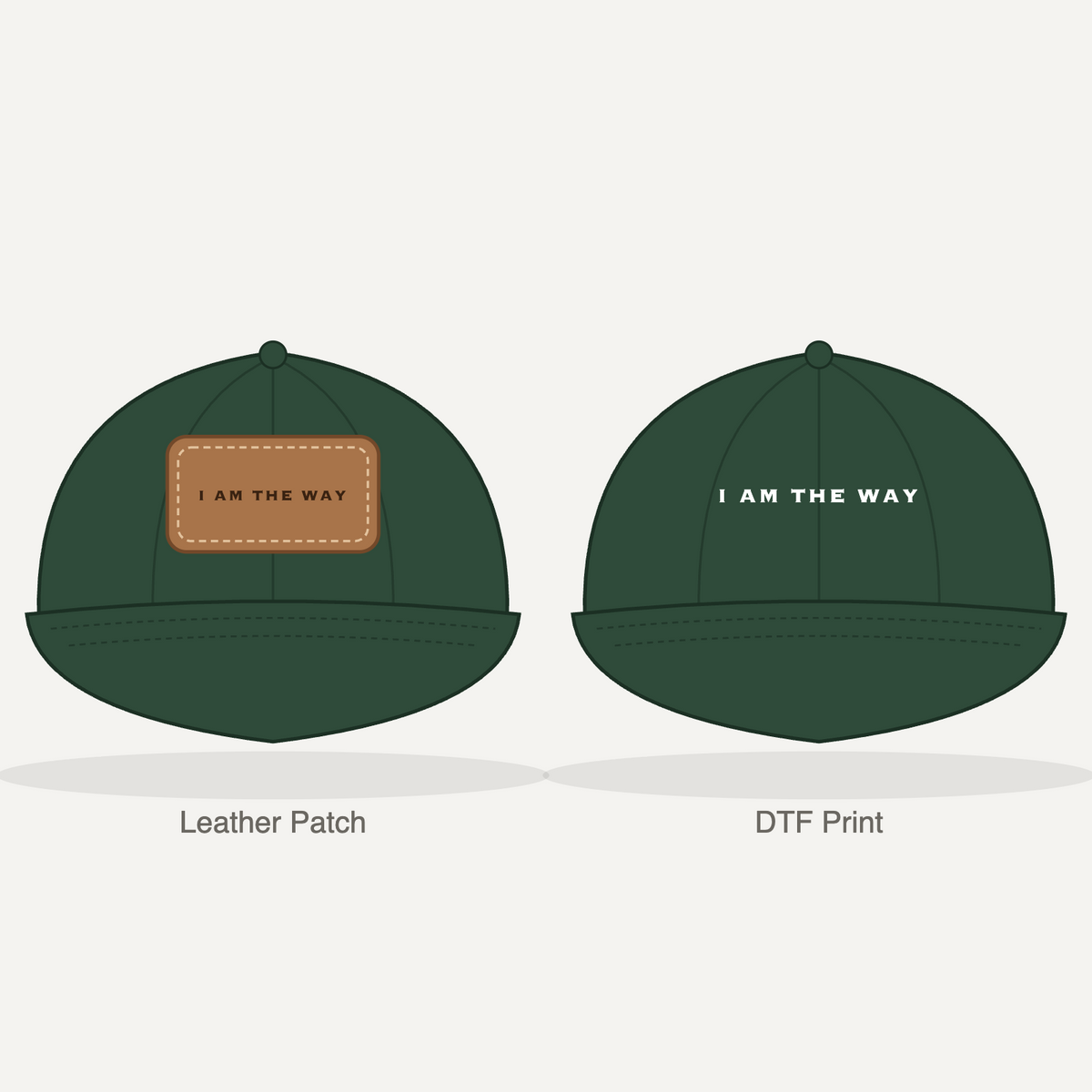 I AM THE WAY Dad Hat - Spruce