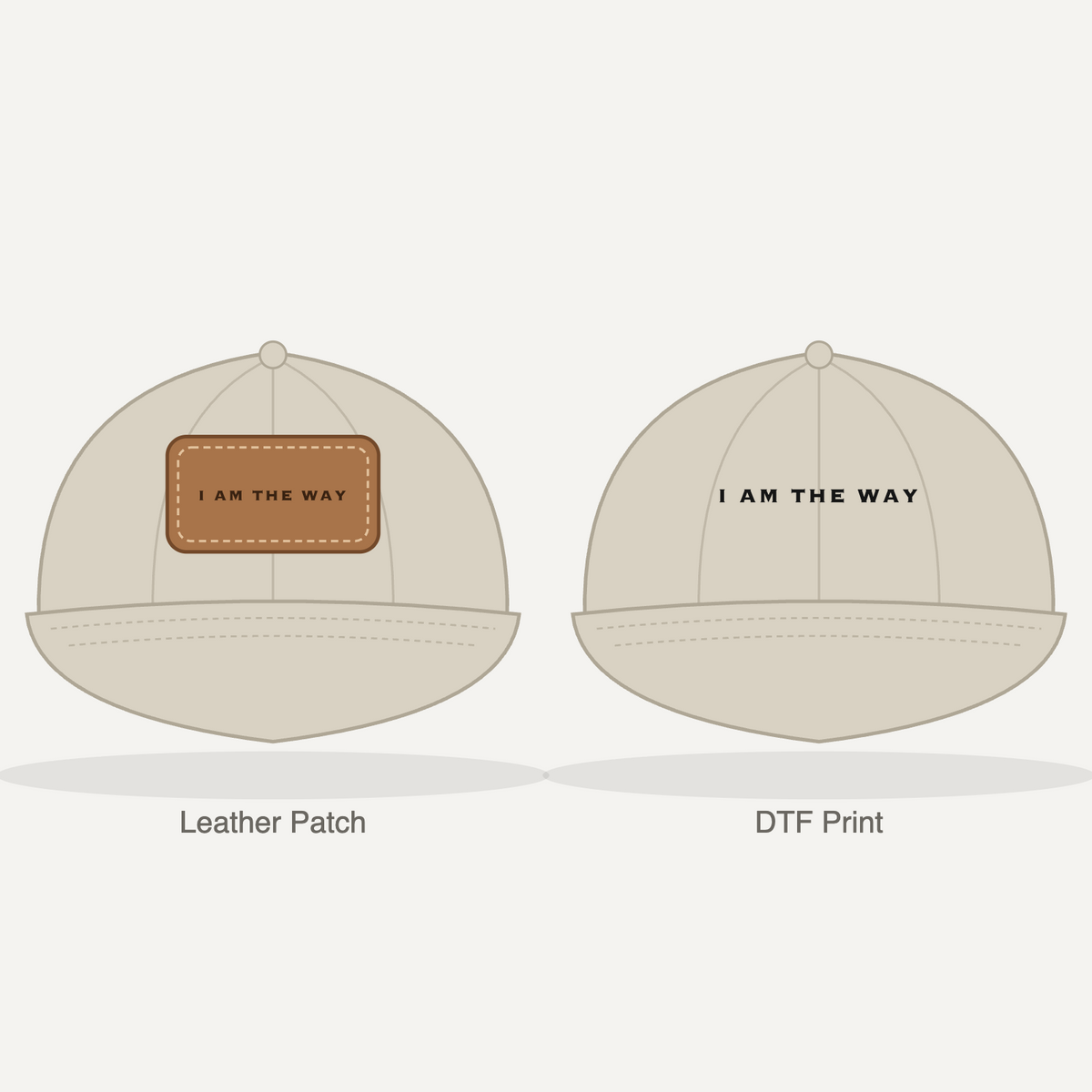 I AM THE WAY Dad Hat - Stone