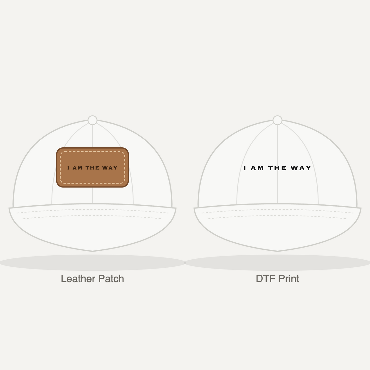 I AM THE WAY Dad Hat - White