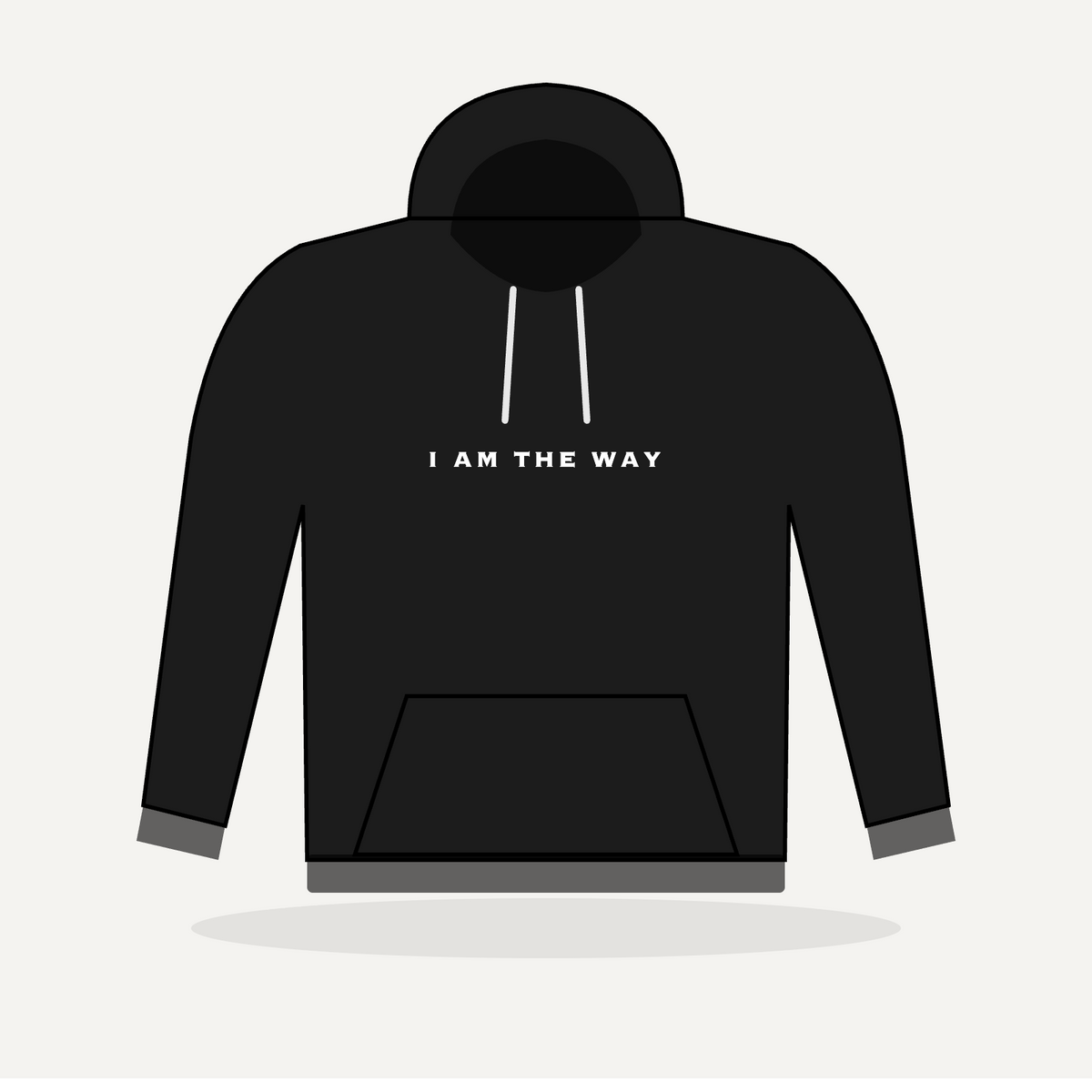I AM THE WAY Hoodie - Black