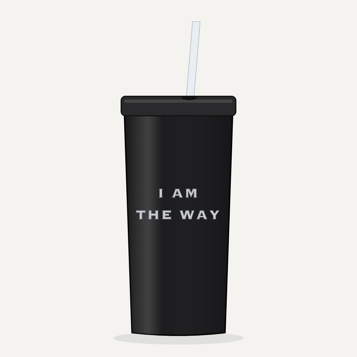 I AM THE WAY 20 oz Tumbler - Black