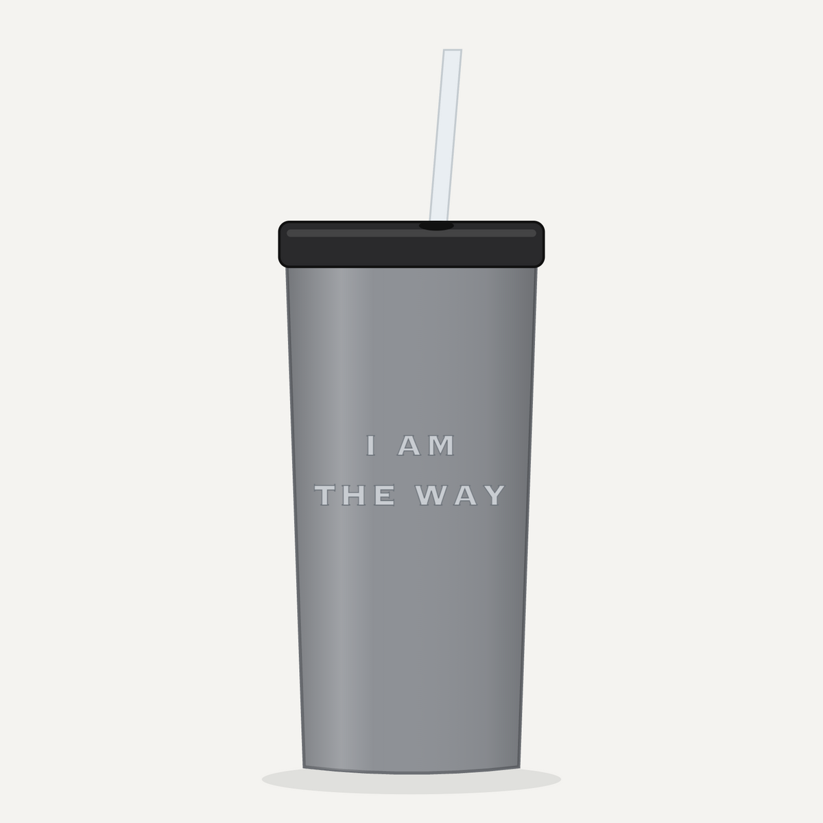 I AM THE WAY 20 oz Tumbler - Gray