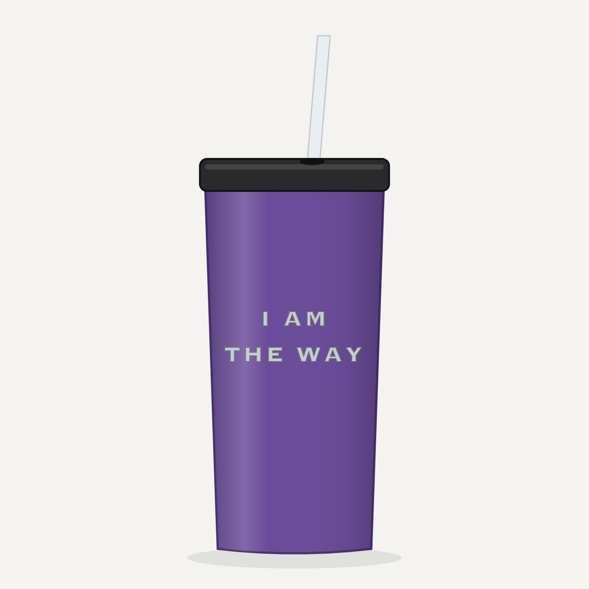 I AM THE WAY 20 oz Tumbler - Purple