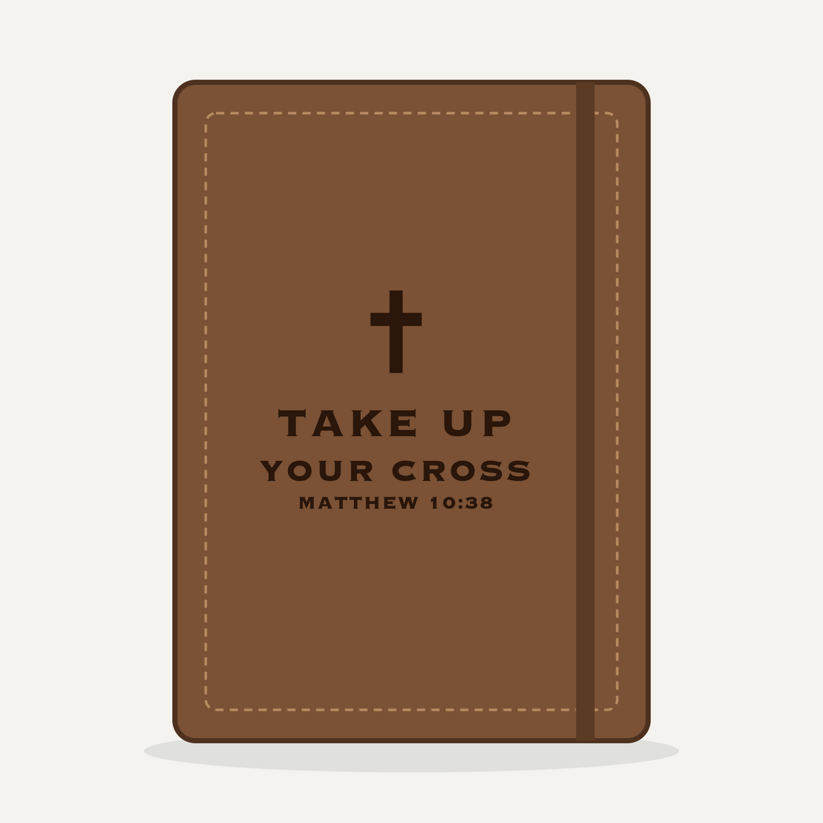 Engraved Journal - Take Up Your Cross
