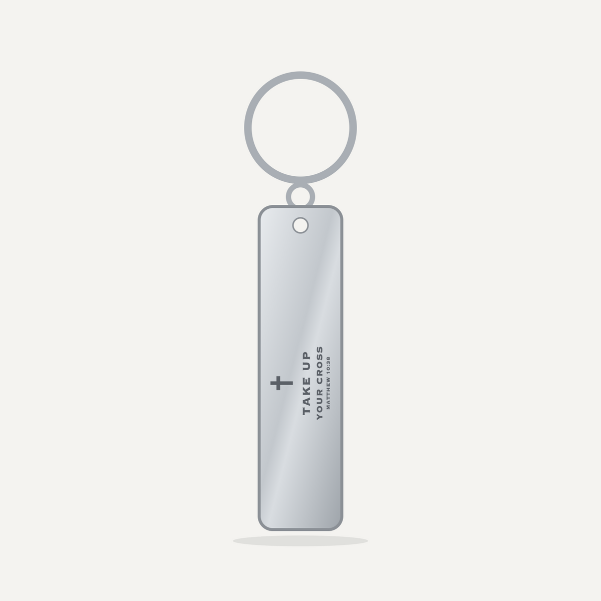 Engraved Keychain - Take Up Your Cross