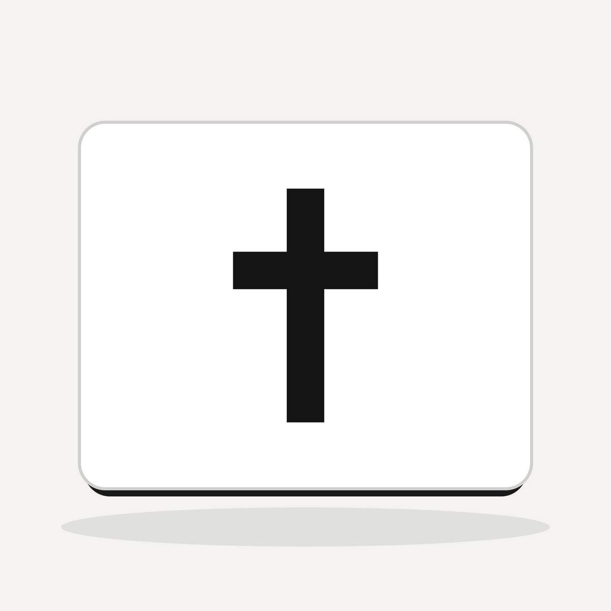 Mouse Pad - Cross