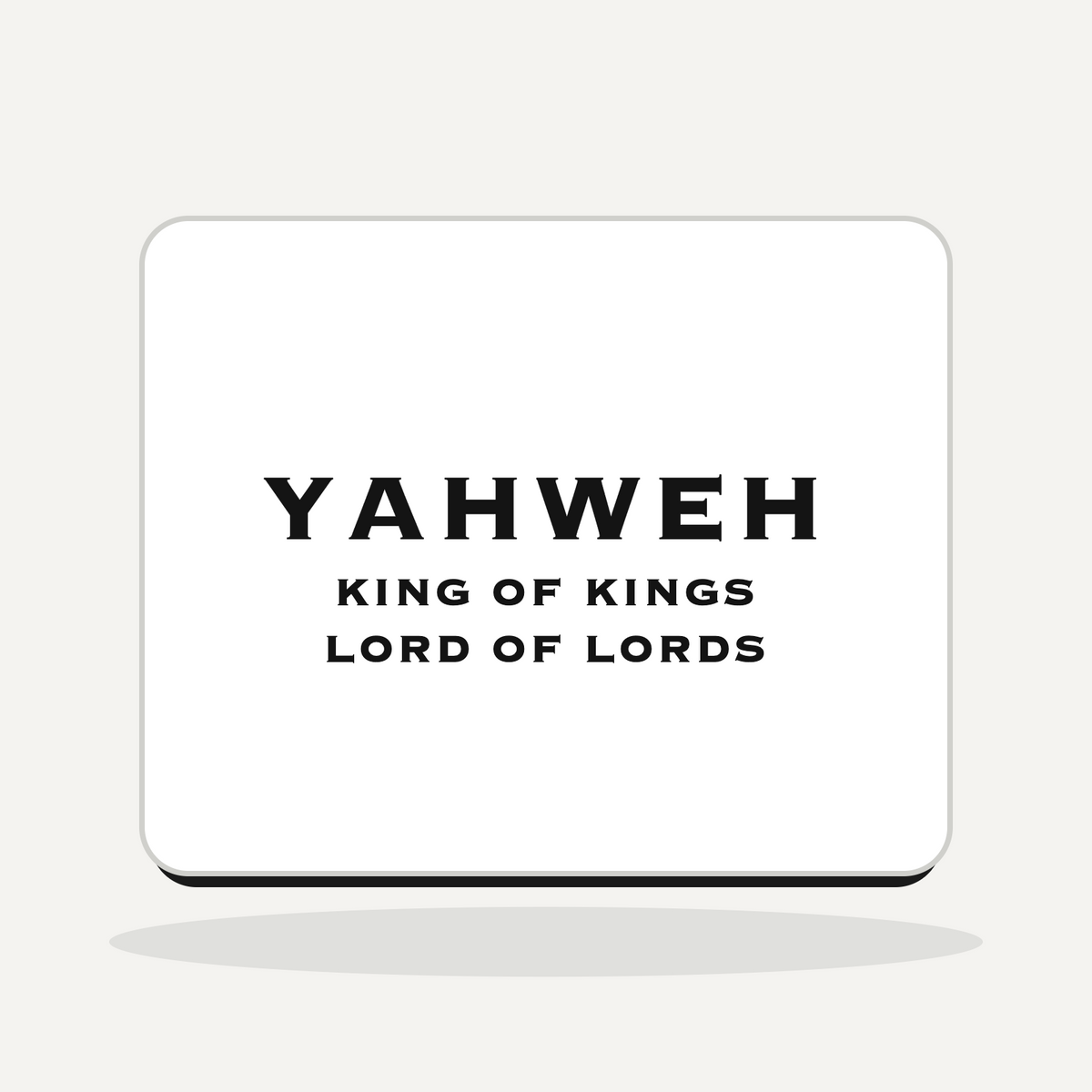 Mouse Pad - Yahweh