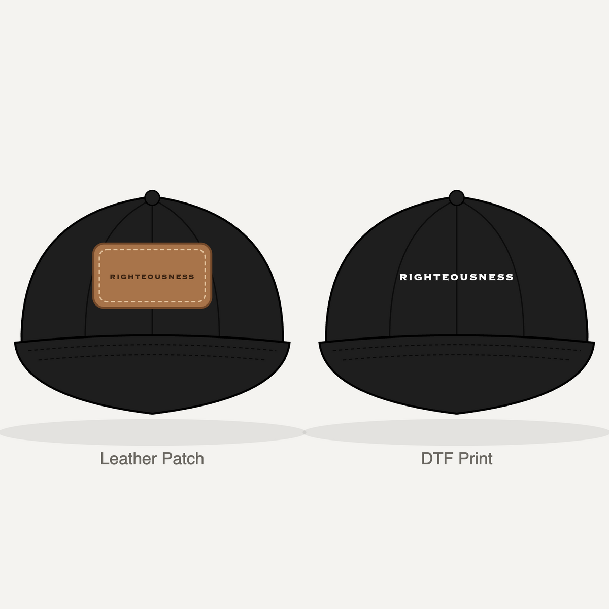 Righteousness Dad Hat - Black
