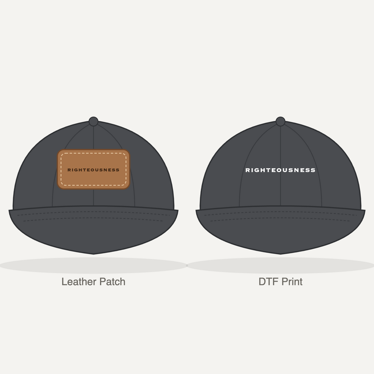 Righteousness Dad Hat - Dark Grey