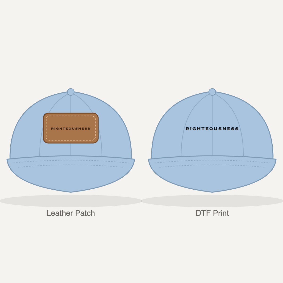 Righteousness Dad Hat - Light Blue