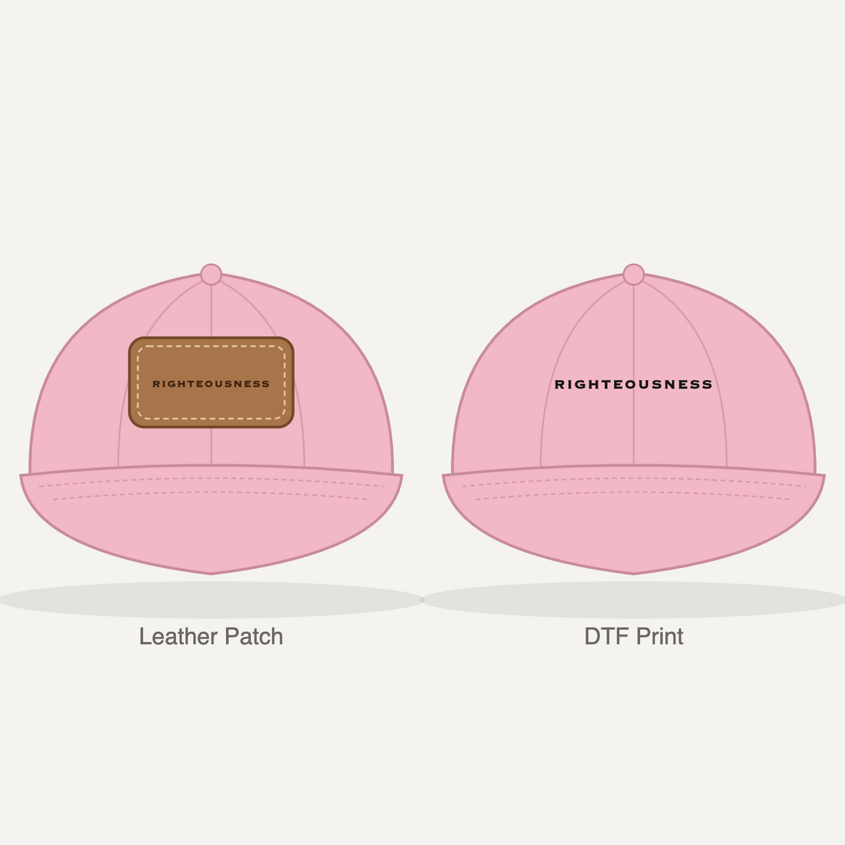 Righteousness Dad Hat - Pink