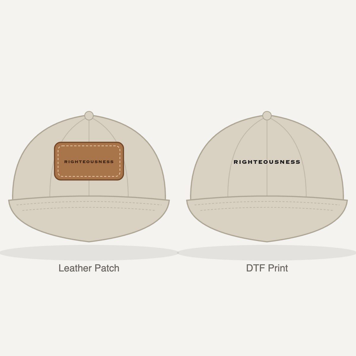 Righteousness Dad Hat - Stone