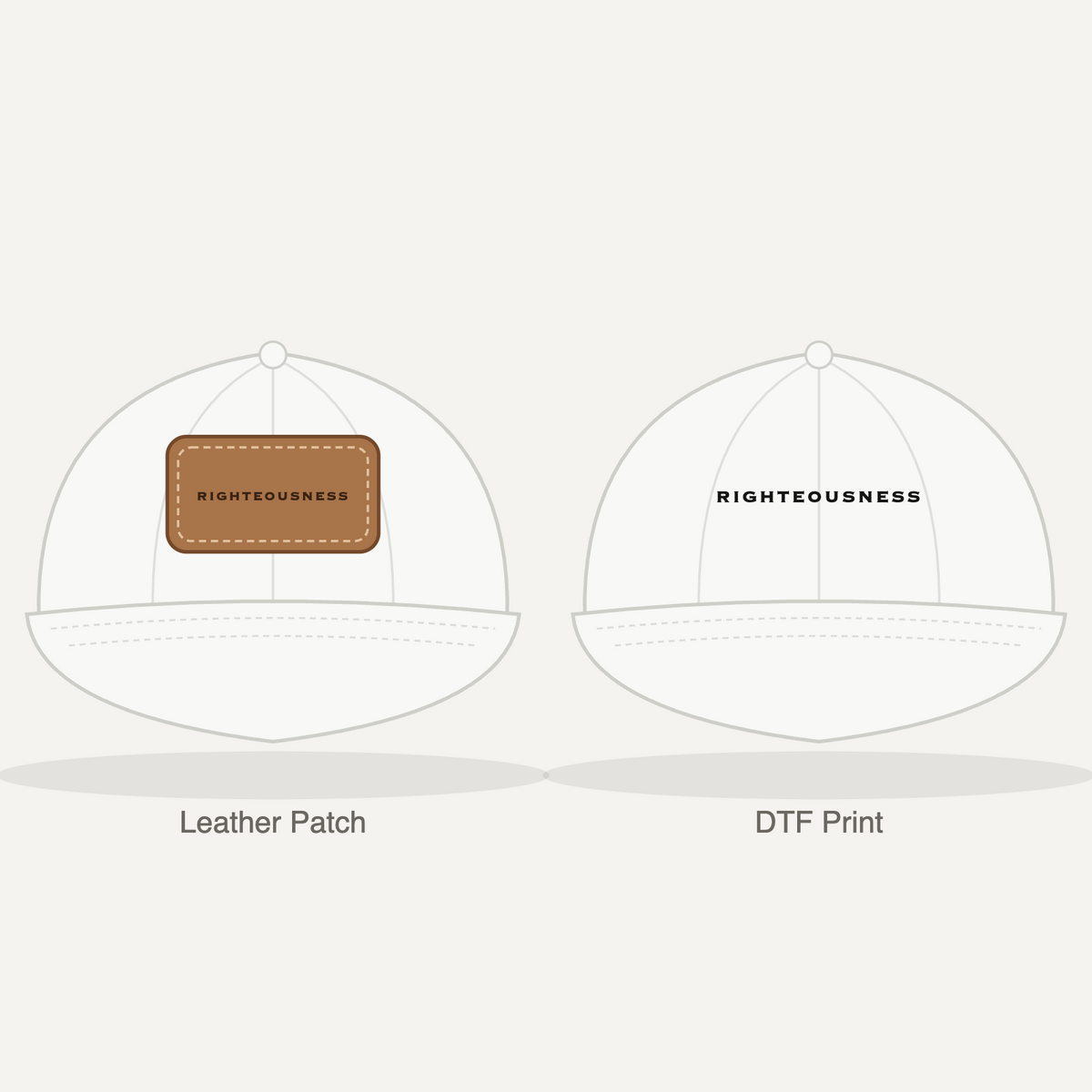 Righteousness Dad Hat - White