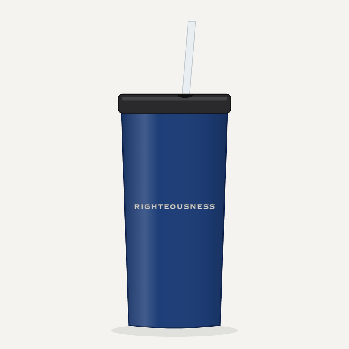Righteousness 20 oz Tumbler - Dark Blue