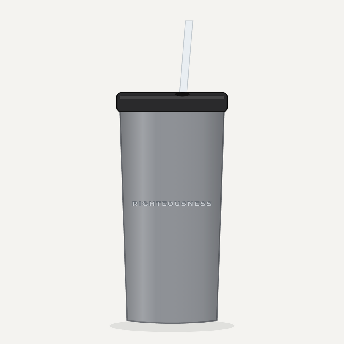 Righteousness 20 oz Tumbler - Gray