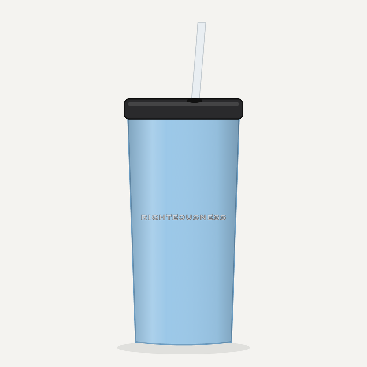 Righteousness 20 oz Tumbler - Light Blue