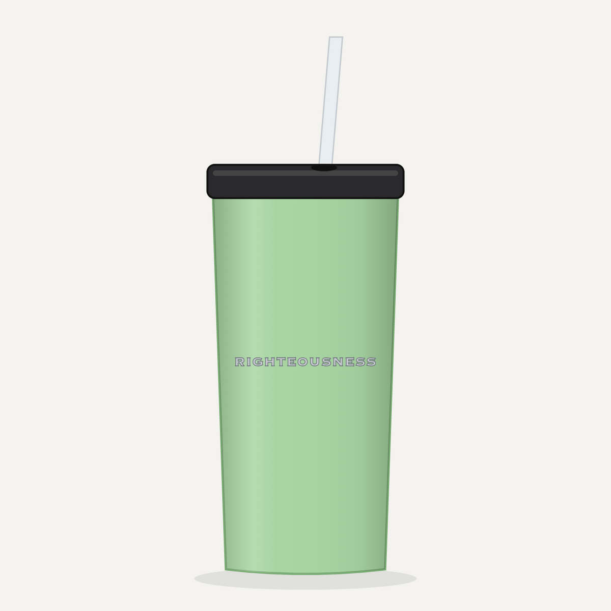 Righteousness 20 oz Tumbler - Light Green