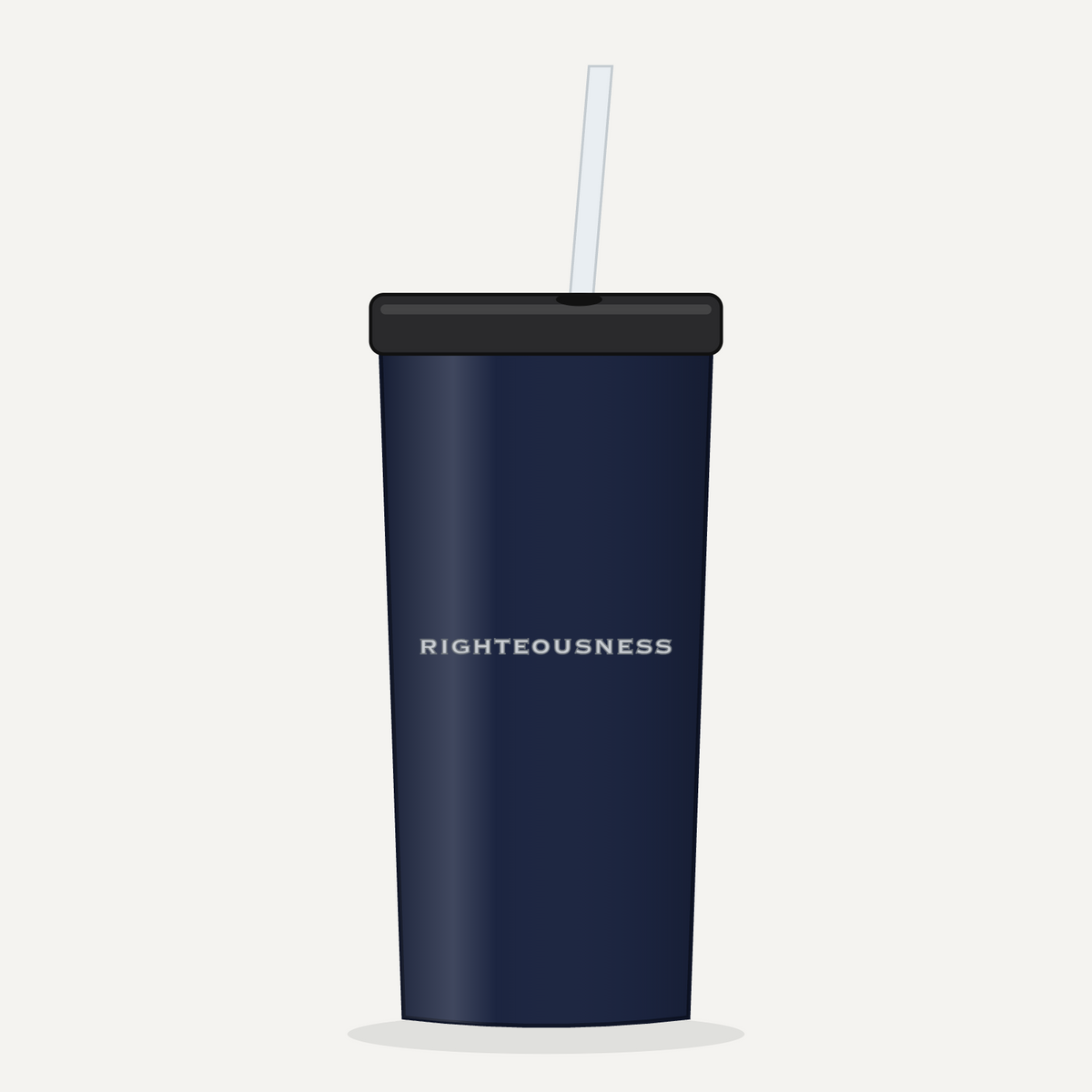 Righteousness 20 oz Tumbler - Navy Blue