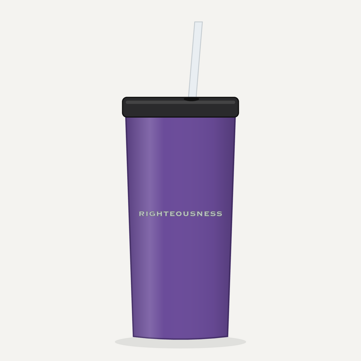 Righteousness 20 oz Tumbler - Purple