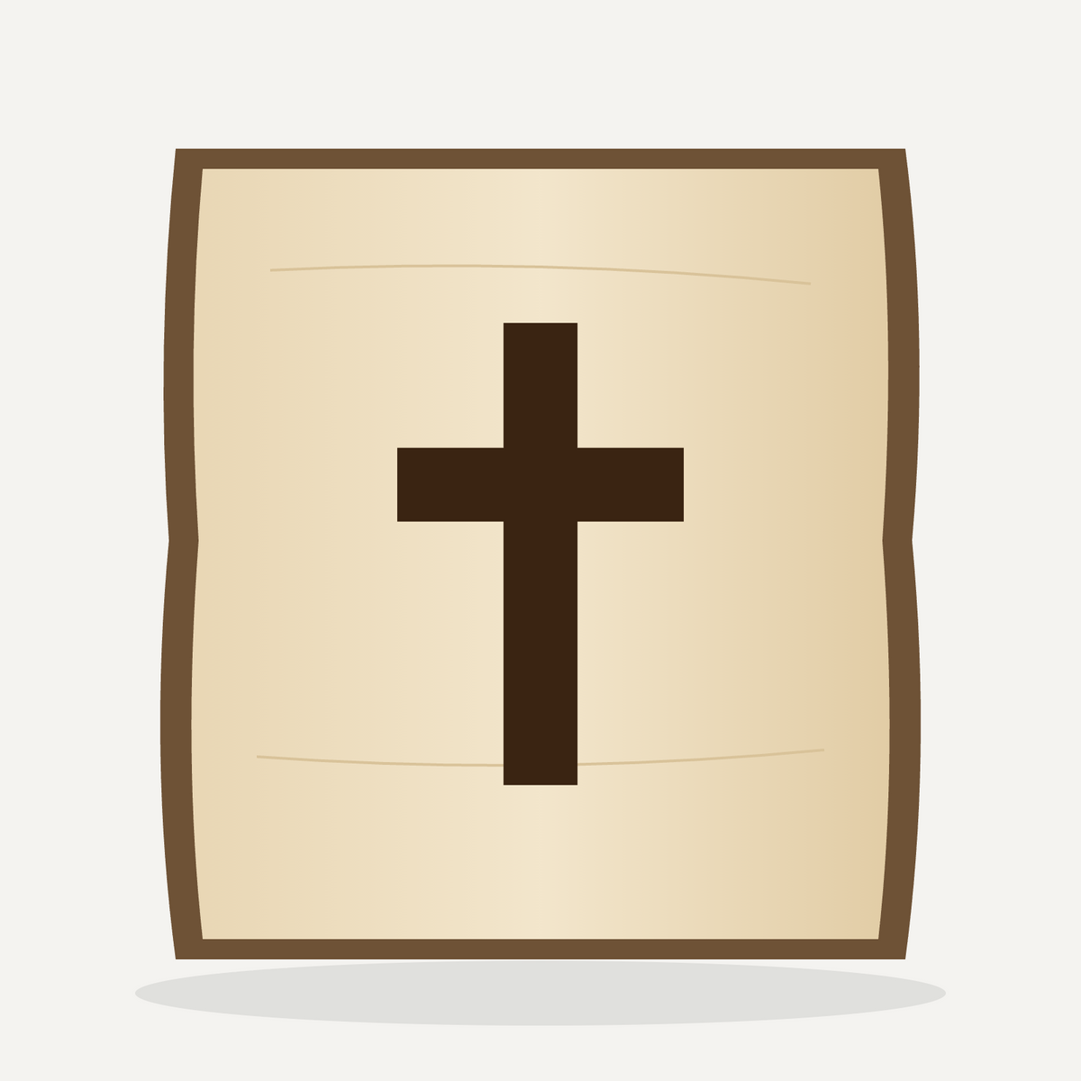 Basswood Sign - Cross