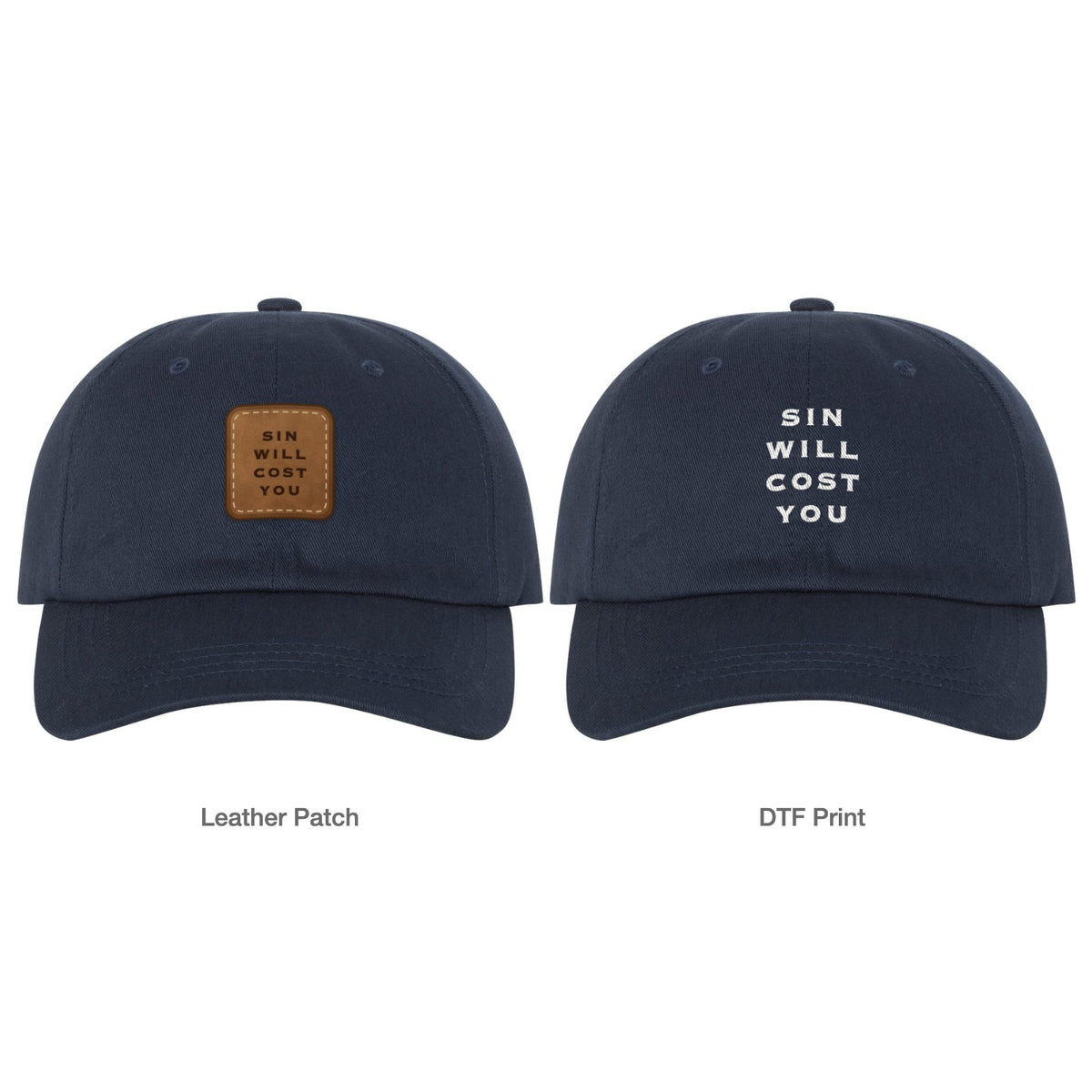 Sin Will Cost You Dad Hat - Navy