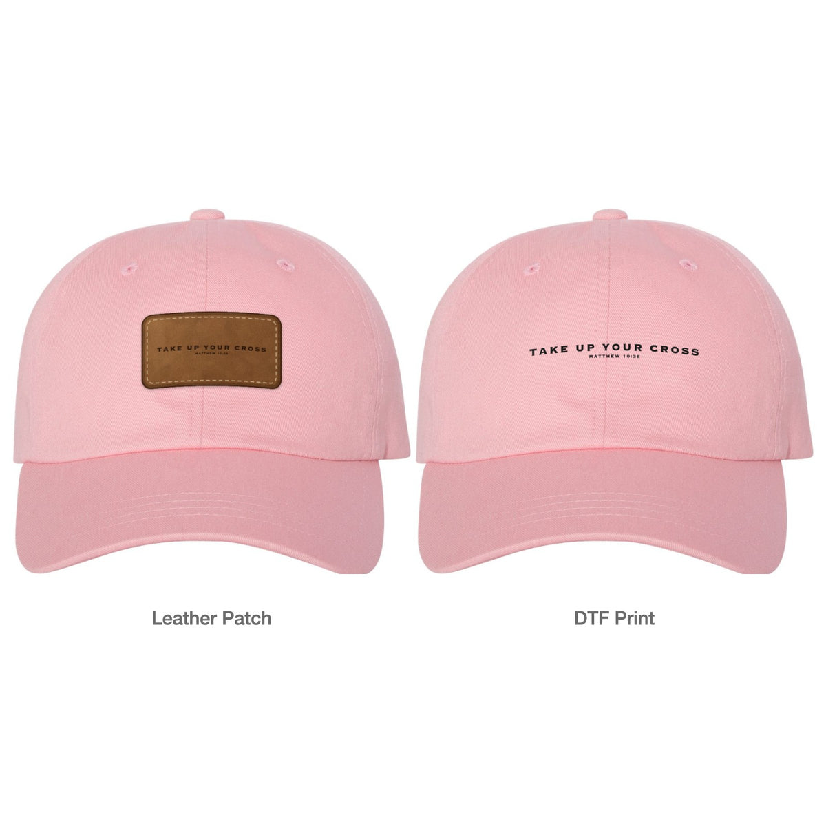 Take Up Your Cross Dad Hat - Pink