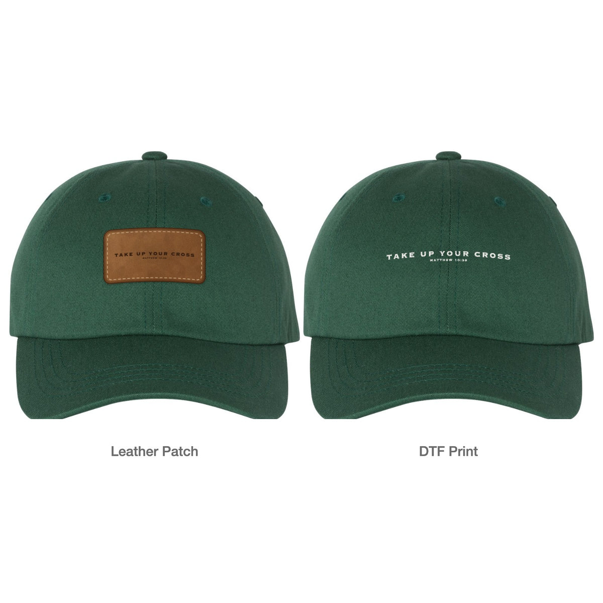 Take Up Your Cross Dad Hat - Spruce