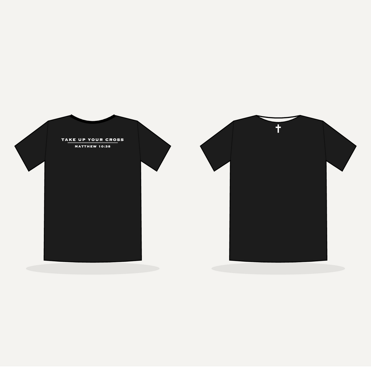 Take Up Your Cross Tee - Black