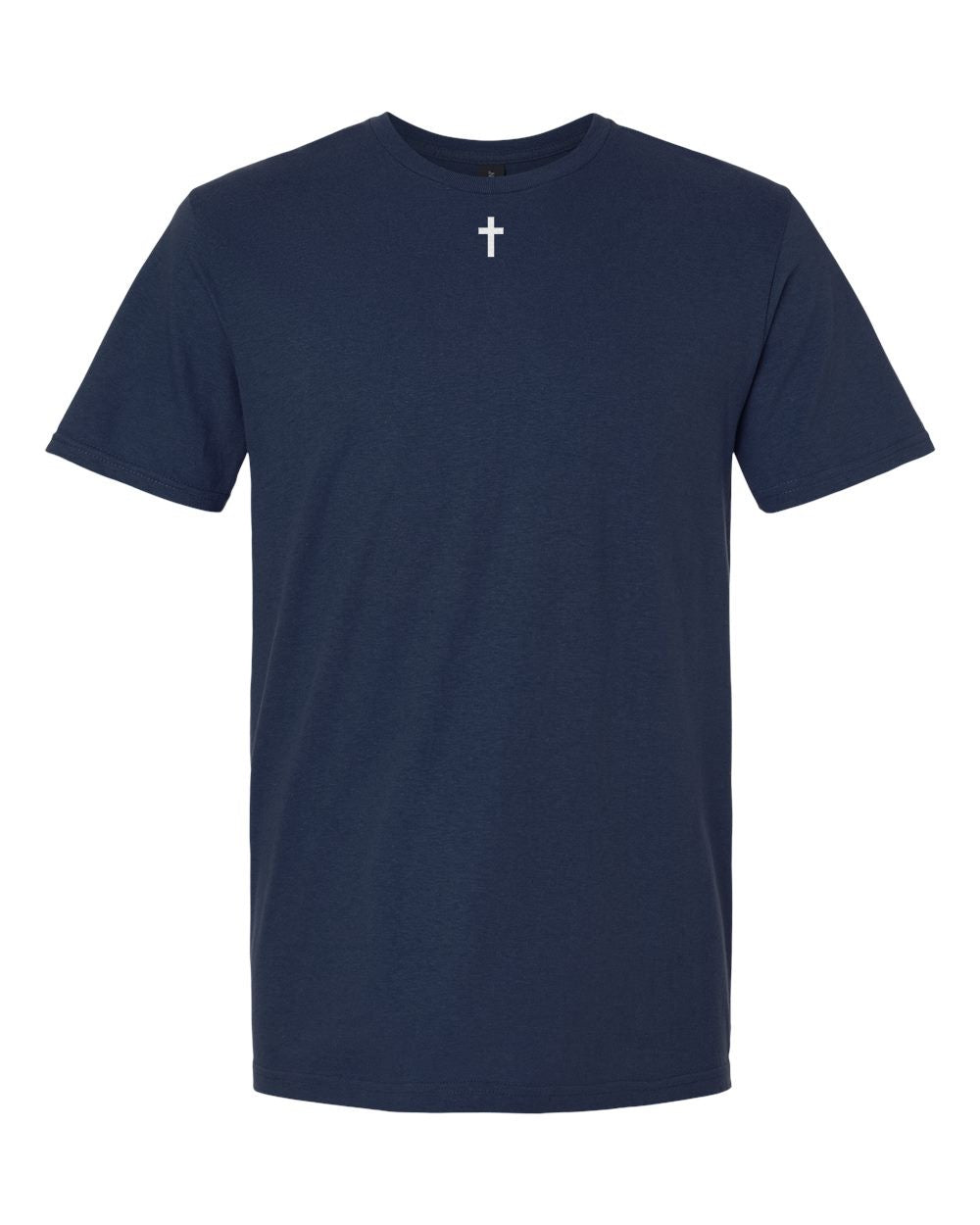 Collar Cross Tee - Navy